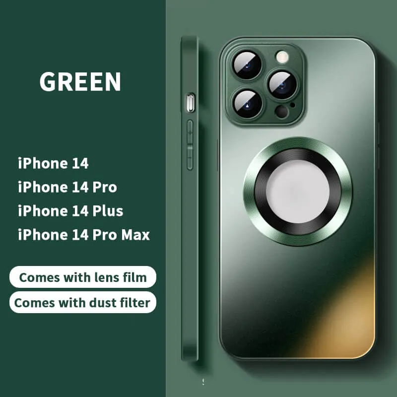 🔥2023 NEW🔥 AG Glass Frosted Case With Camera Lens Protector