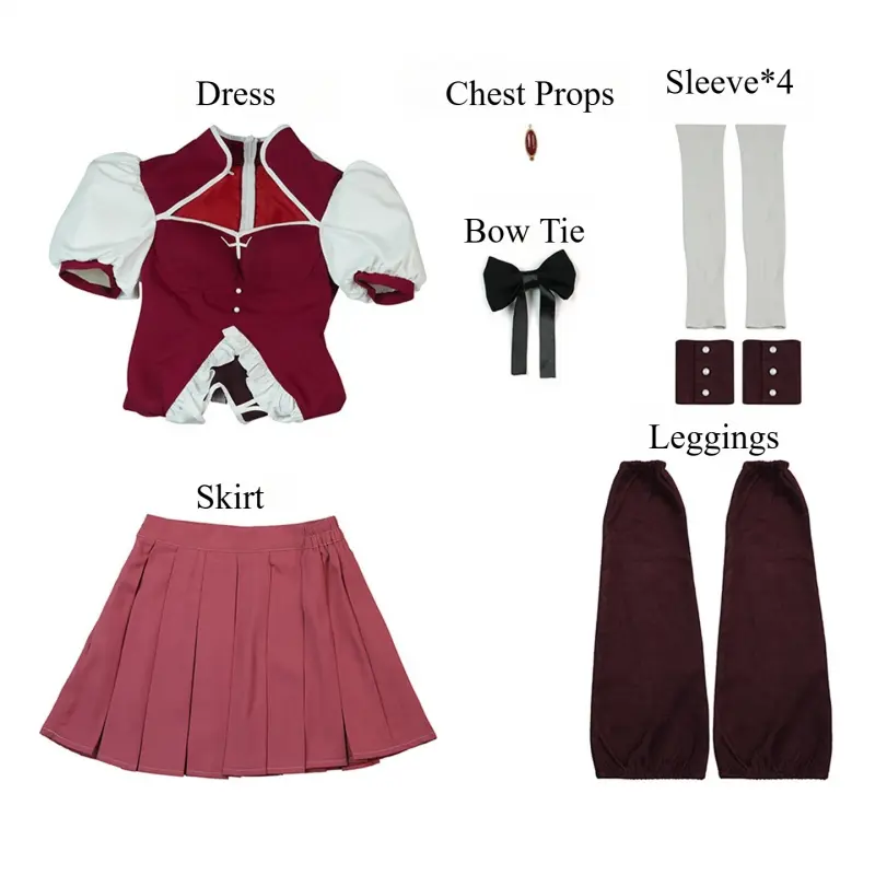 [Wetrose] Pre-Order Puella Magi Madoka Magica Kyoko Sakura Anime Cosplay Costume 