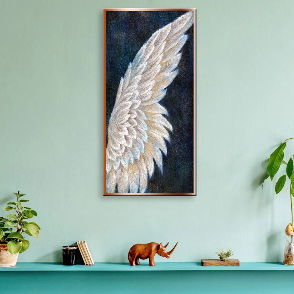 Diamond Painting - Full Round Drill - Angel Wings(80*40cm)