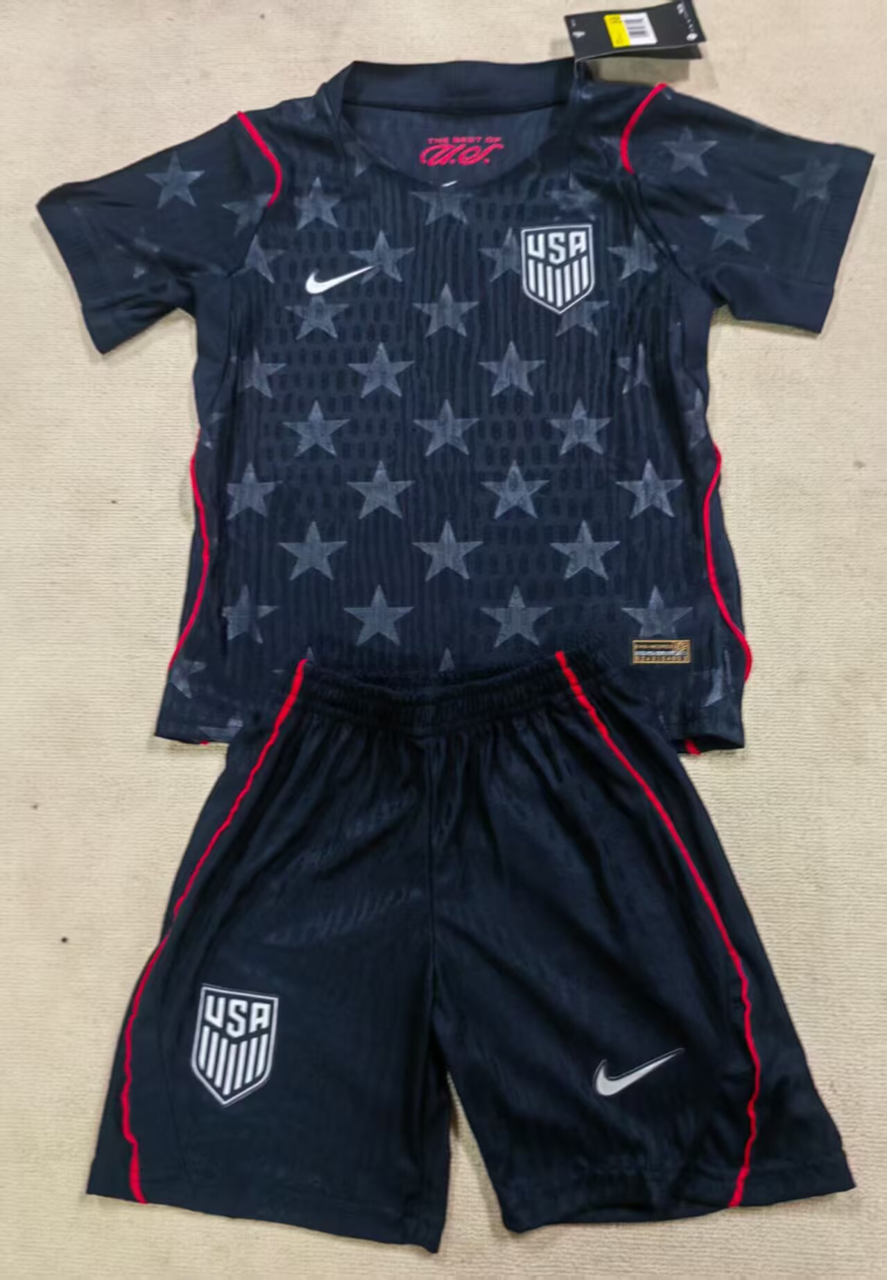 2026 Kids Size United States Away Football Jersey 