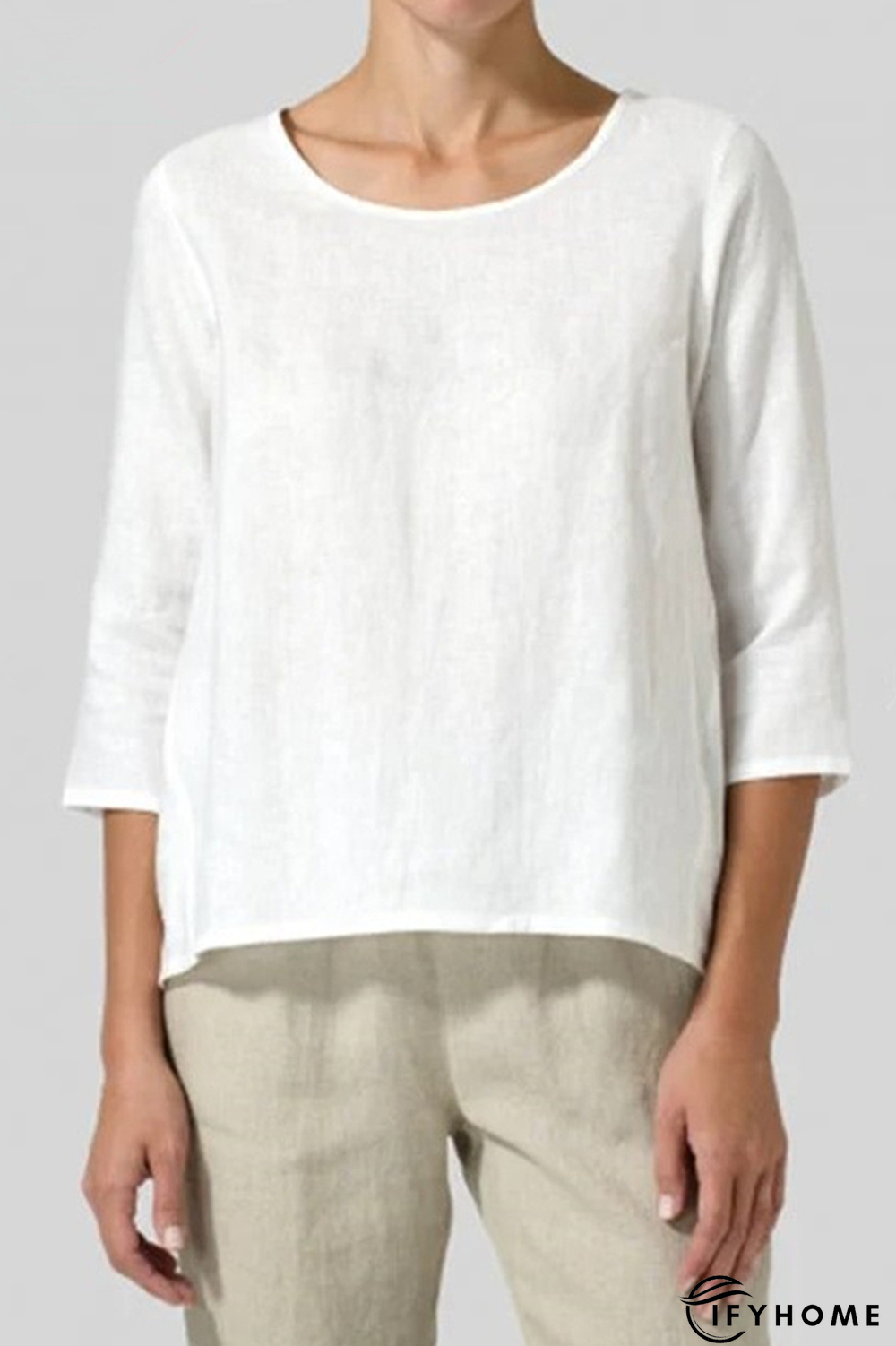 Casual Solid Basic O Neck T-Shirts(7 Colors) | IFYHOME