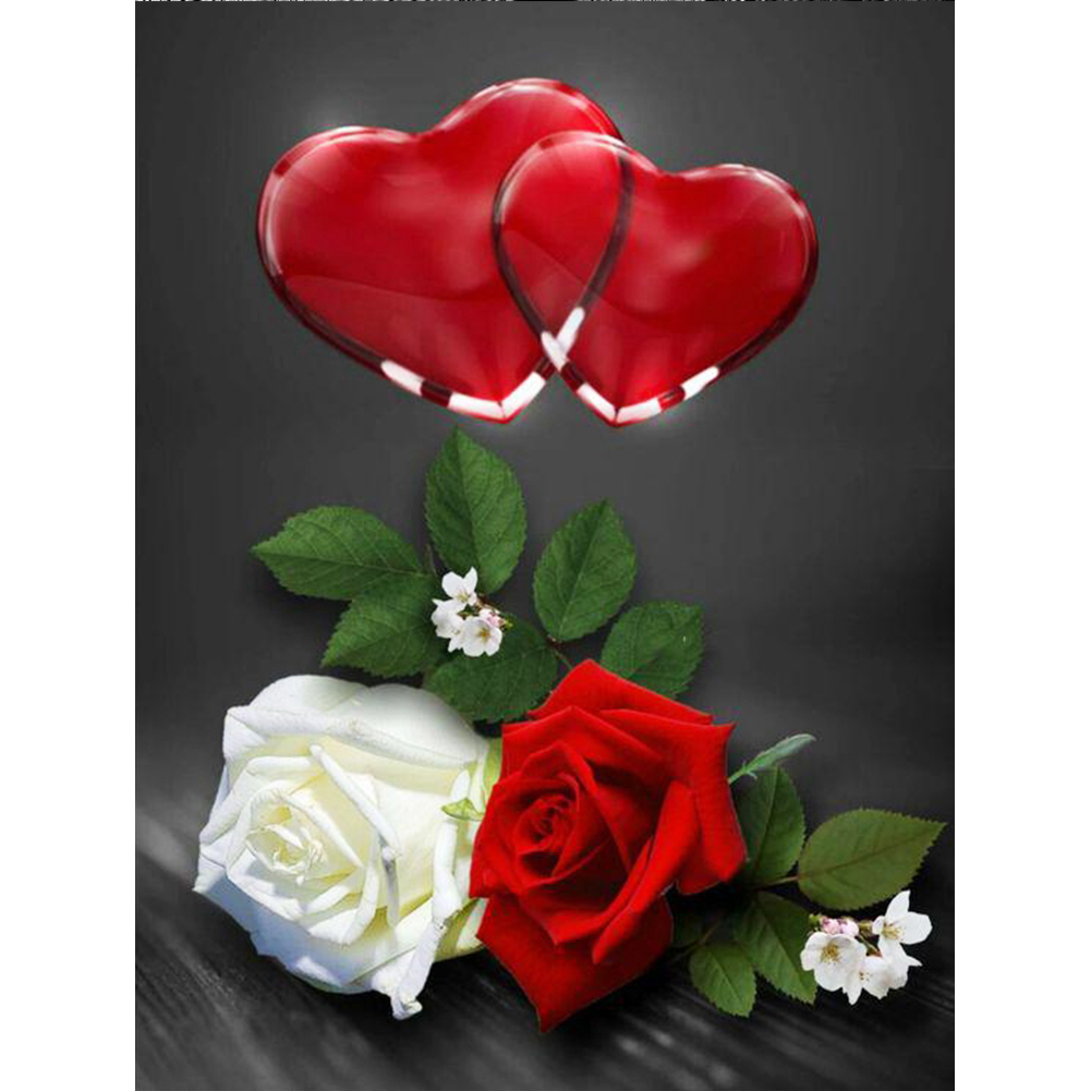 

Valentine Day Love Rose - Round Drill Diamond Painting - 30*41CM, 501 Original