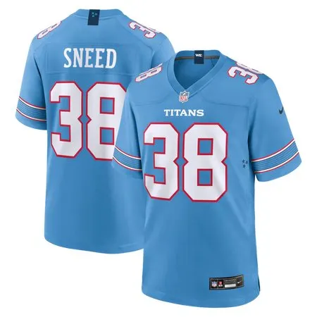 Youth Tennessee Titans #38 L'Jarius Sneed Nike Light Blue Game Jersey