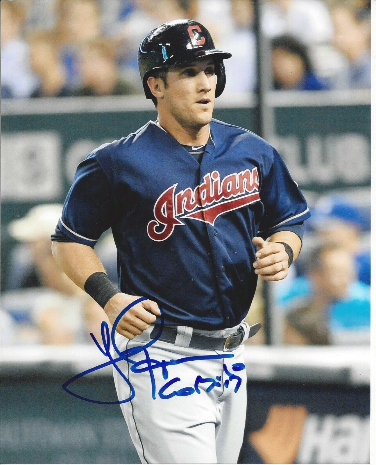 Yan Gomes Autographed 8x10 Cleveland Indians#S684