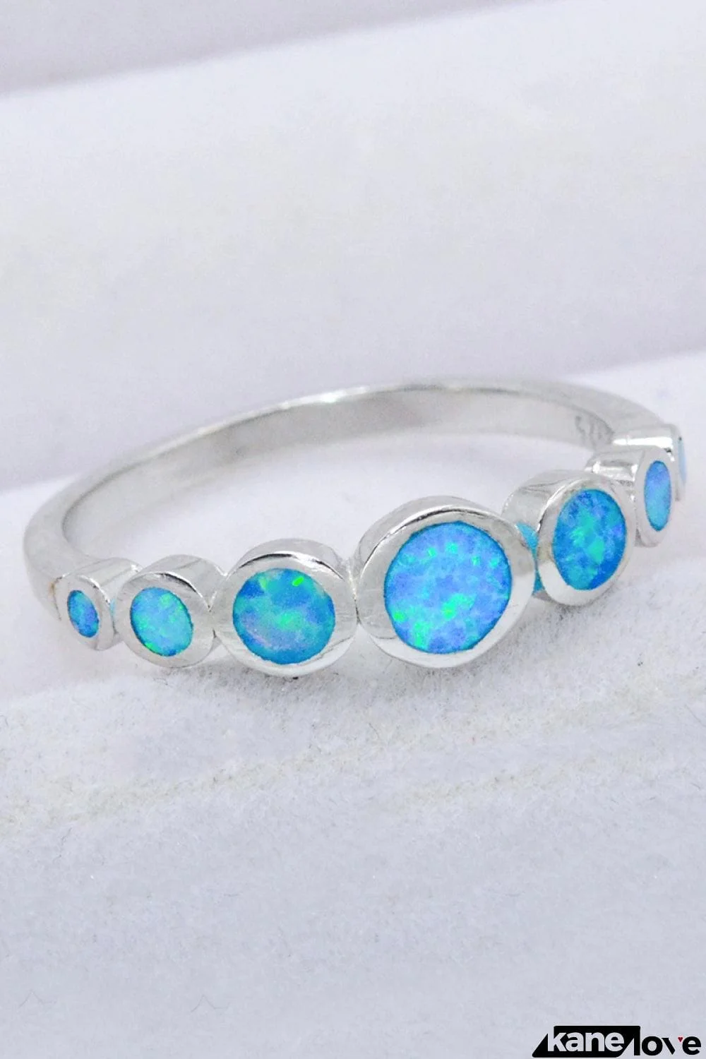 925 Sterling Silver Multi-Opal Ring