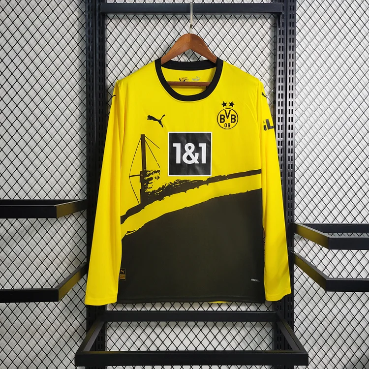 Borussia Dortmund Langarm Home Trikot 2023-2024