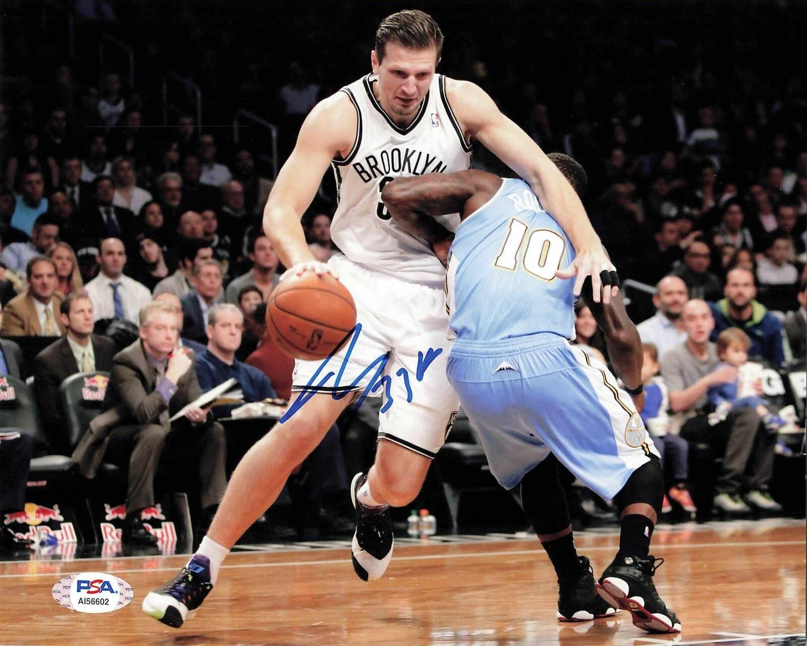 MIRZA TELETOVIC signed 8x10 Photo Poster painting PSA/DNA Brooklyn Nets Autographed