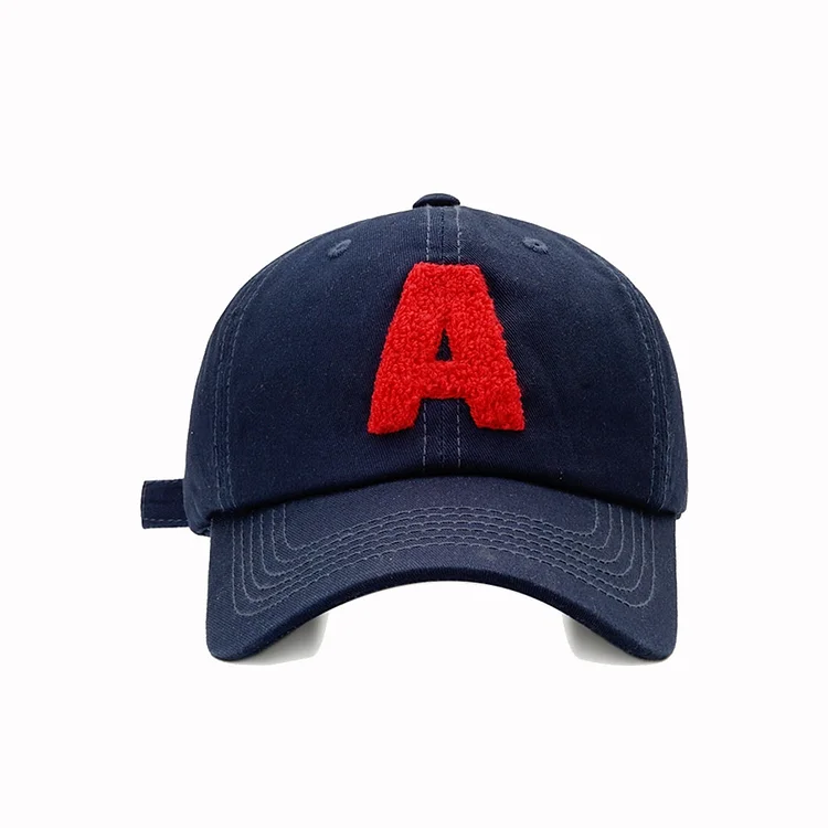 Letter A Winter Hat Womens Baseball Cap Towel Embroidery Mens Cap For Female Snapback Hip-Hop Retro Cotton Plain Denim BQM126