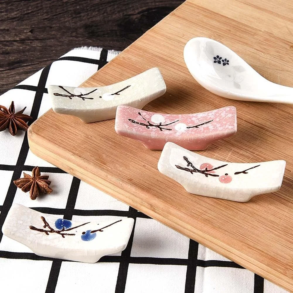 Kawaii Ceramic Sakura Chopsticks Holder SS1704