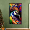 (40*70cm)Peacock - Round AB Drill Diamond Painting