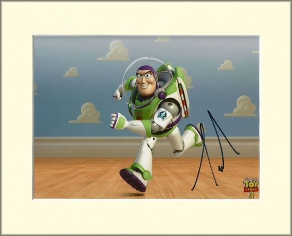 TIM ALLEN BUZZ LIGHTYEAR TOY STORY PP MOUNTED 8X10 SIGNED AUTOGRAPH Photo Poster painting