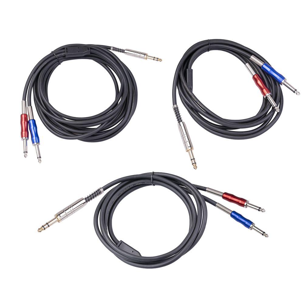 

6.35mm 1/4 inch TRS Male to Dual 6.35mm 1/4 TS Male Stereo Breakout Cable, 5m, 501 Original