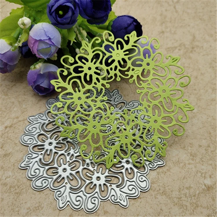 Hollow Circle lace Metal Cutting Dies For DIY Scrapbooking Album Embossing Paper Cards Decorative Crafts