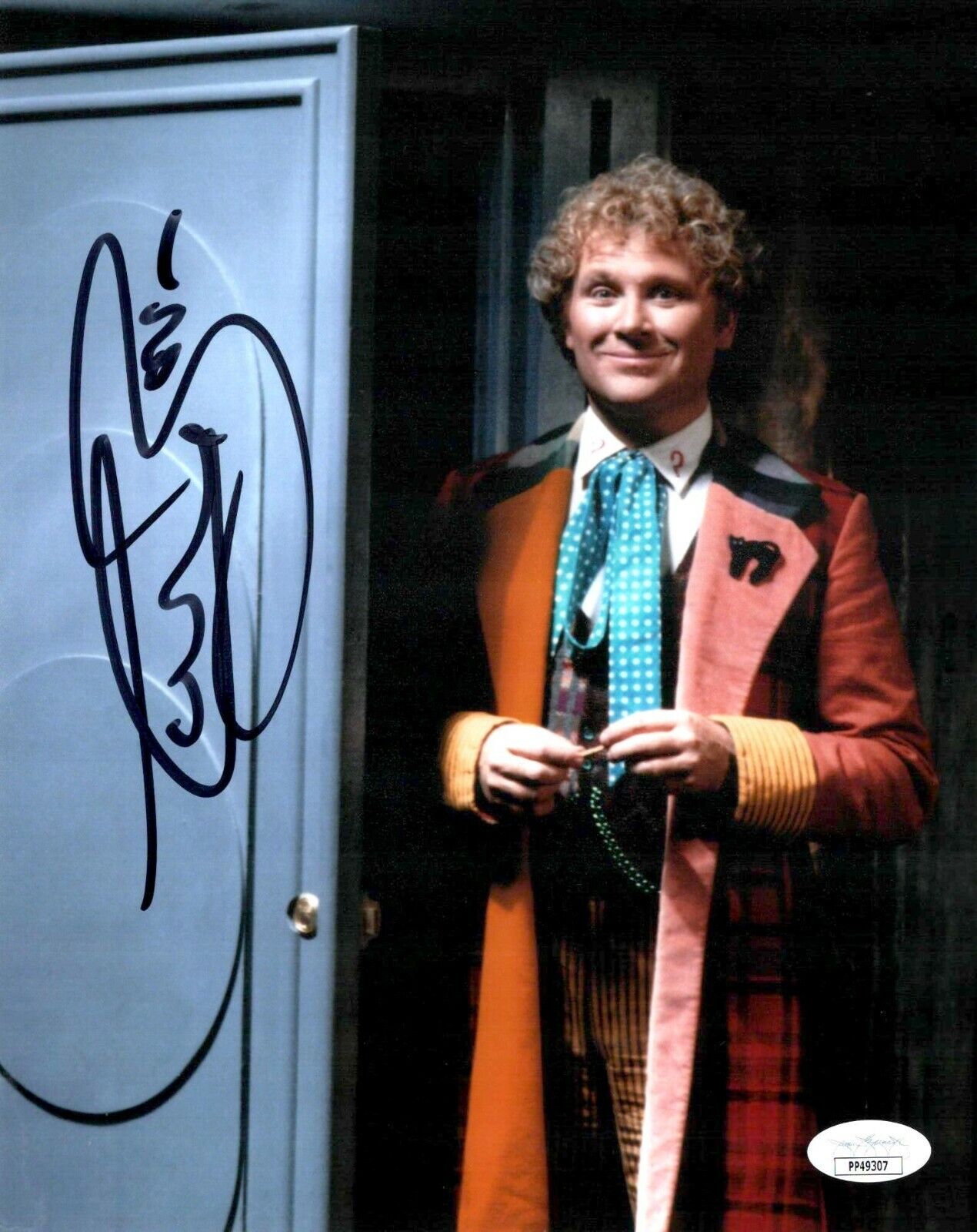 COLIN BAKER Signed DOCTOR WHO 8x10 Photo Poster painting with JSA COA