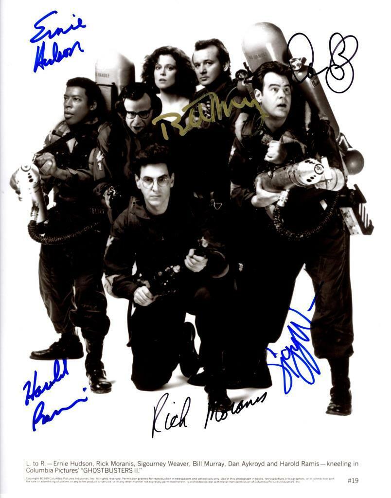 Dan Aykroyd Ramis Murray + 3 signed 11x14 Photo Poster painting autograph Pic autographed + COA