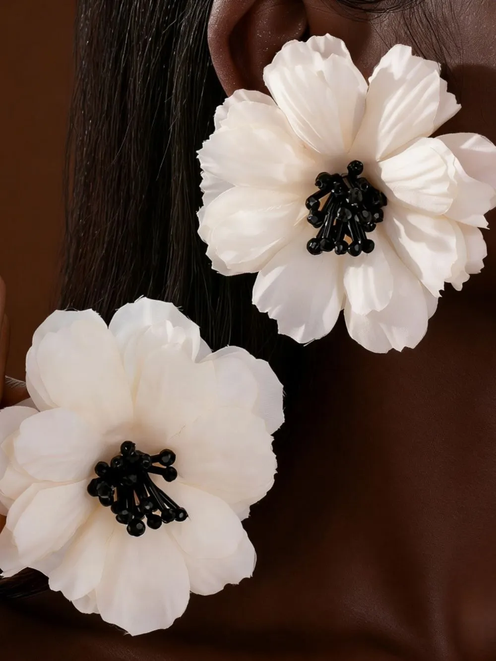 Flower Earring Flowering Girl