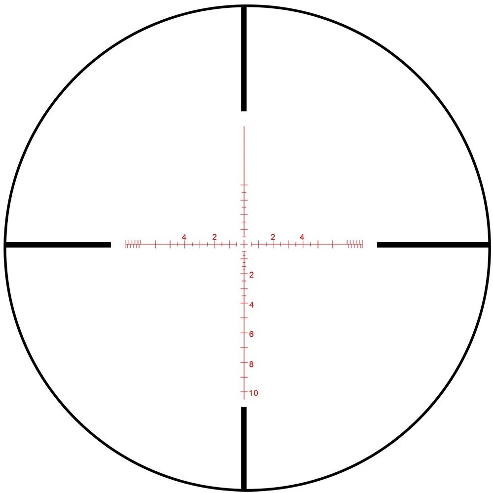 ohhunt® FFP 2.5-10X24 SFIR First Focal Plane 11 Level Red Illuminator Side Parallax Tactical FFP Scope 