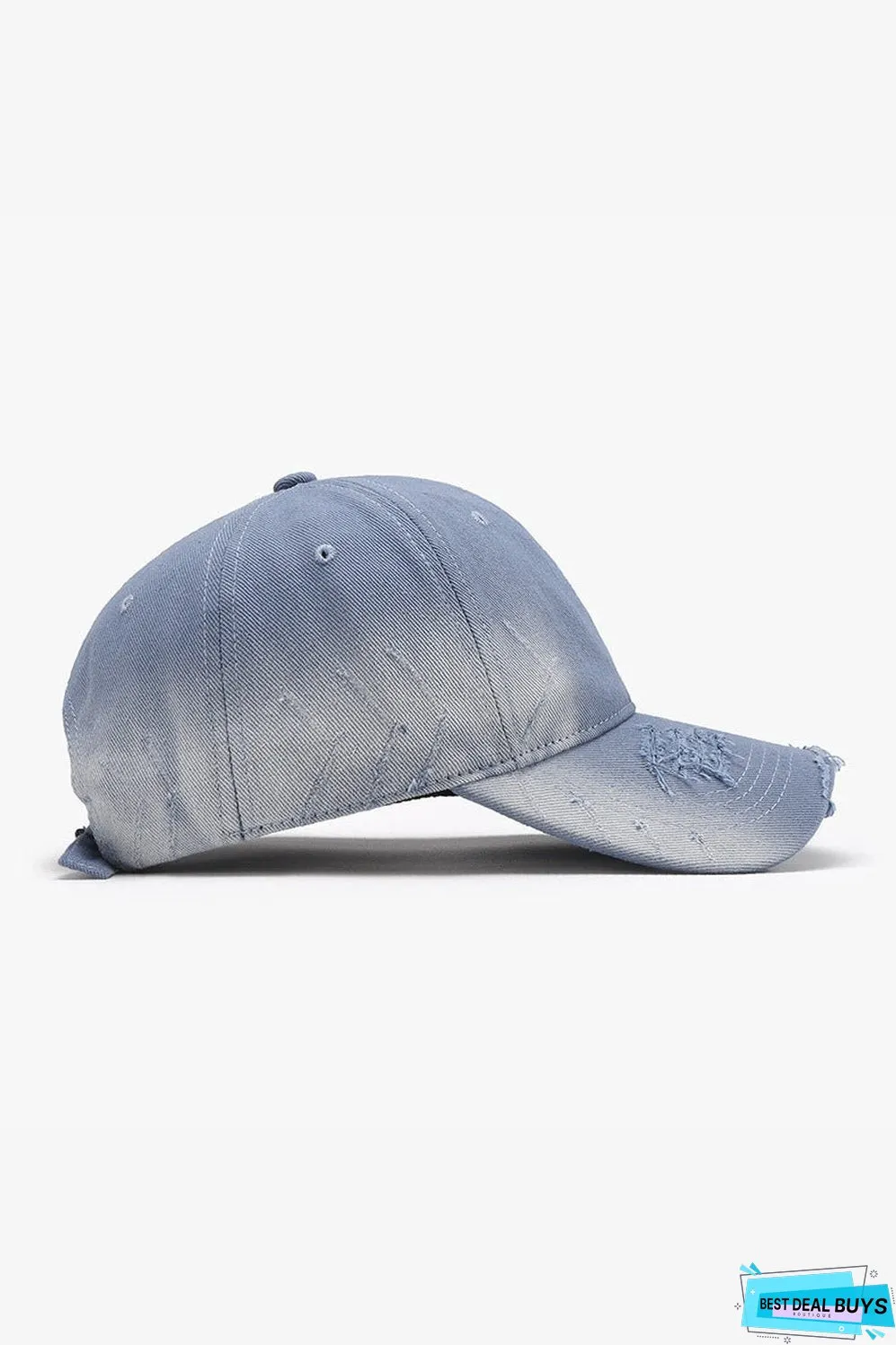Distressed Adjustable Cotton Hat