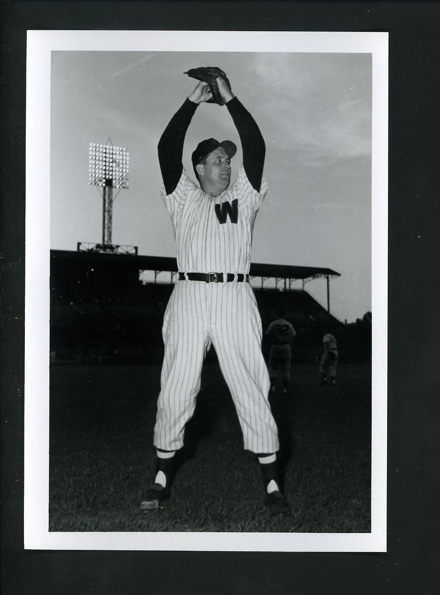 Spec Shea circa 1952 Press Original Photo Poster painting Don Wingfield Washington Senators