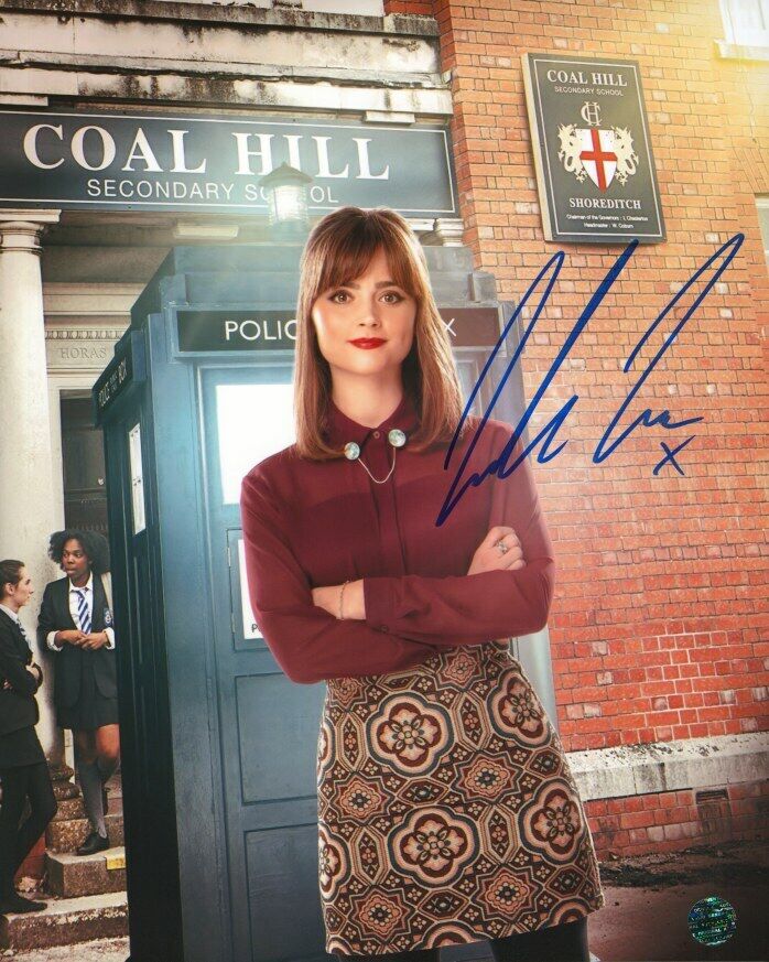 JENNA COLEMAN Autographed Original 8x10 Photo Poster painting LOA TTM