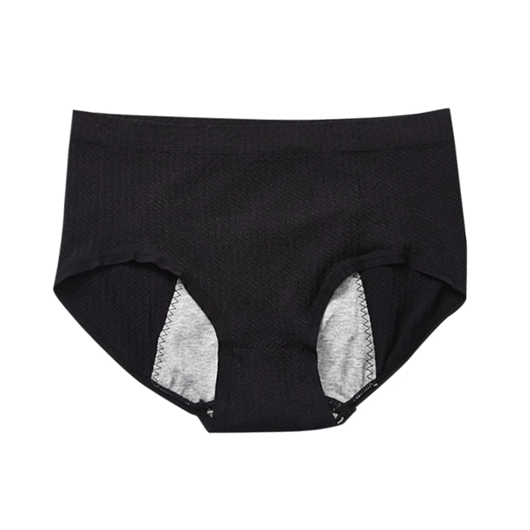 CARTOONH Women Menstrual Panties Breathable Cotton Briefs Female Lingerie Leak Proof Underwear Period Proof Panties Mid Waist Underpants