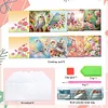 (US Only)8PCS Bird Flower DIY Diamond Art Greeting Cards Congratulations Cards & Gifts
