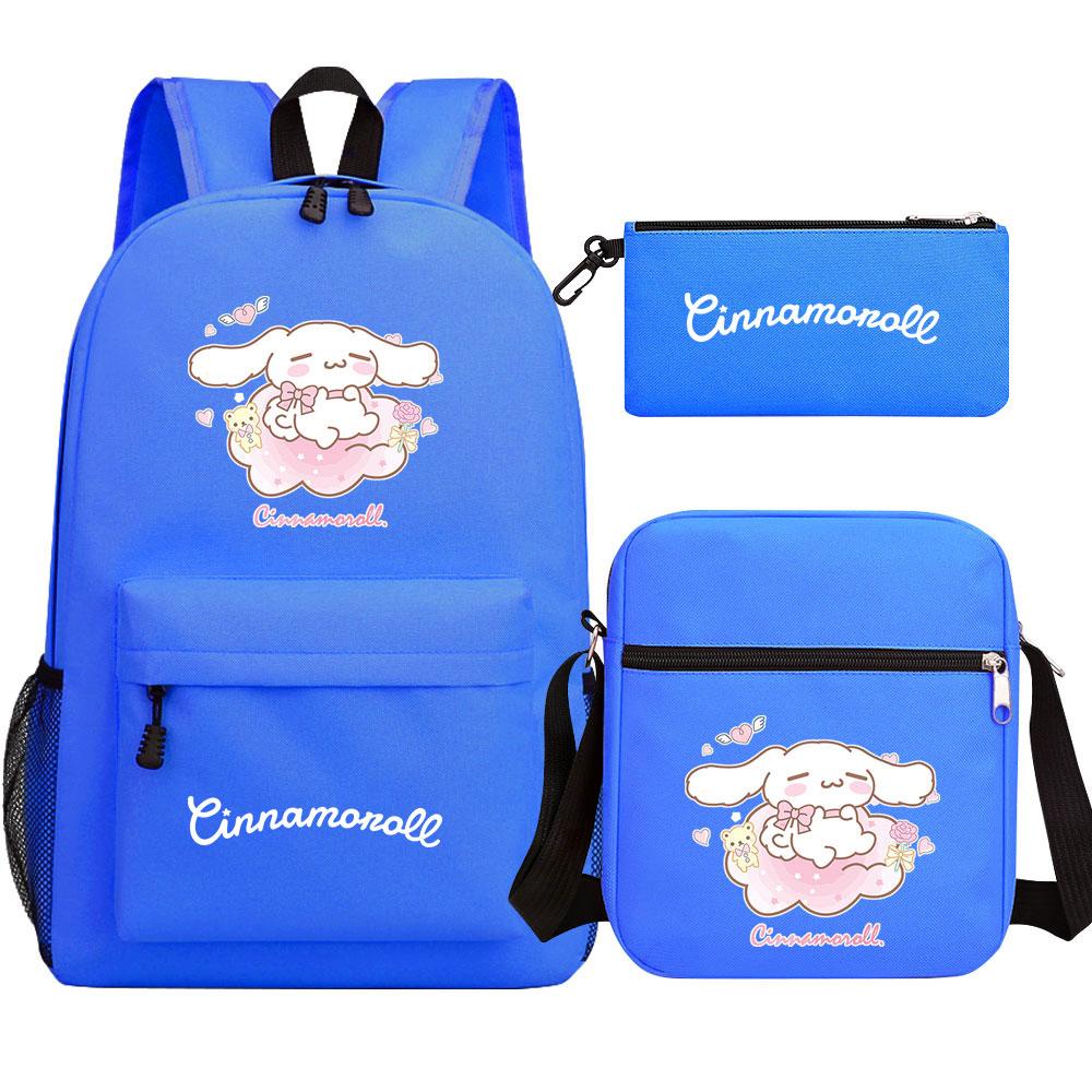Mayoulove Cinnamoroll Backpack Cute Design Durable Material for School Use-Mayoulove