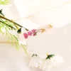 10PCS Handmade Dried Flower Drop Drip Pearls Hair Clips