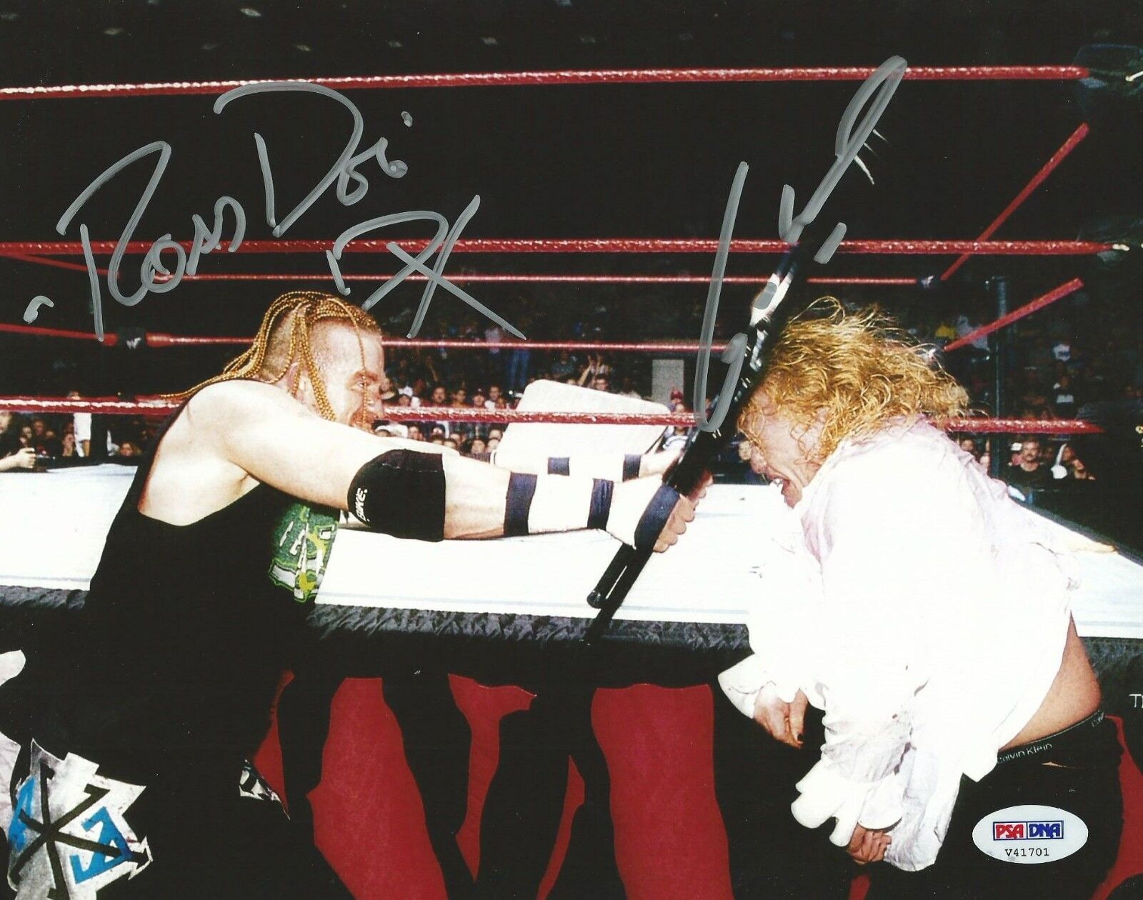 Gangrel & Road Dogg Jesse James DX Signed WWE 8x10 Photo Poster painting PSA/DNA COA Autograph