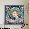 Peacock Spreads Its Tail-11CT Stamped Cross Stitch 50*50cm/19.69*19.69in