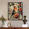 (US Only)Paint By Numbers Kit On Canvas DIY Oil Art Flower Bird Home Wall Decor 40x50cm