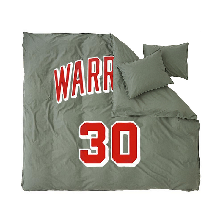 Number 30 Warriors Stephen Curry, Basketball Duvet Cover Set