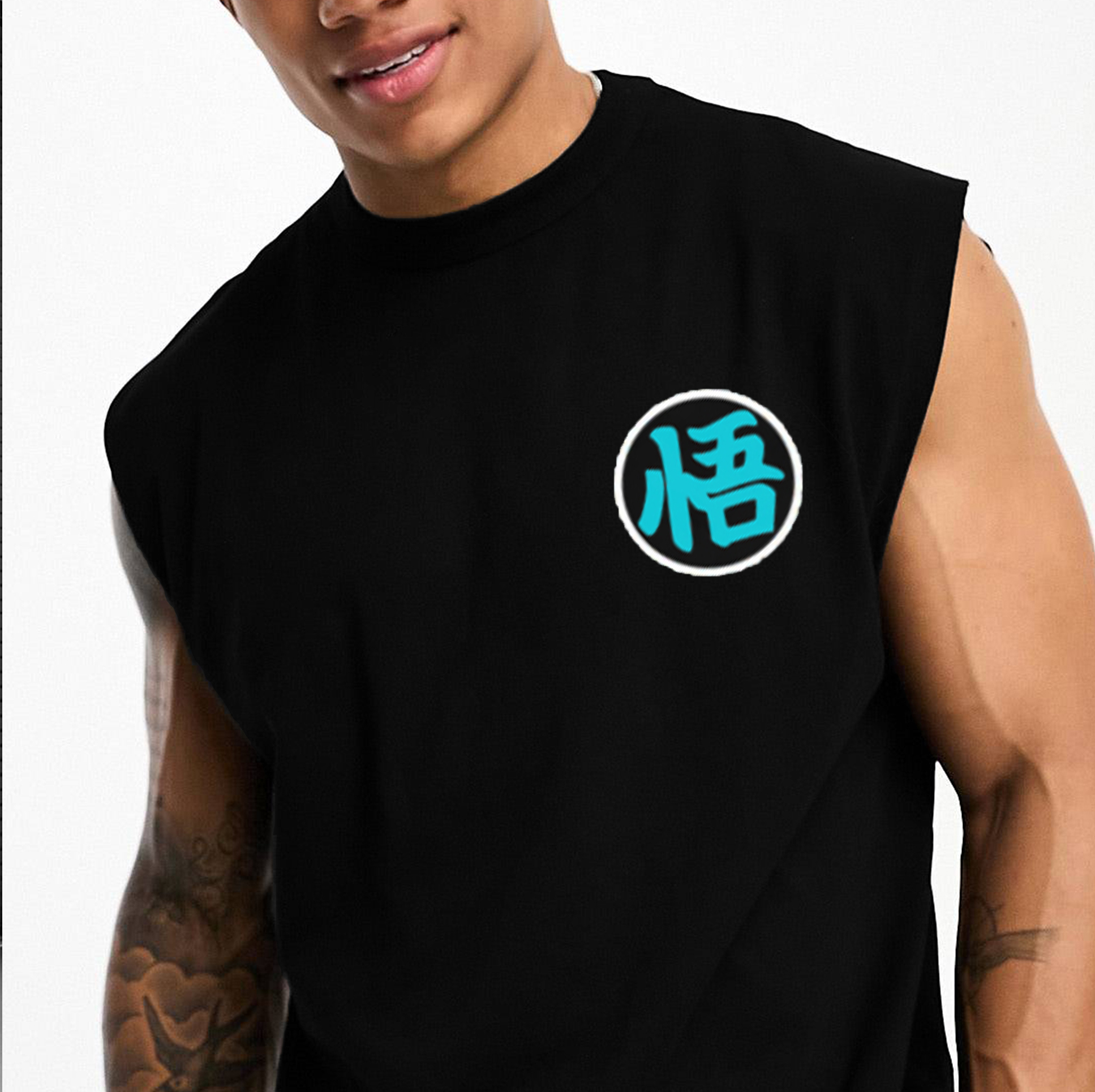 Unisex DBZ Goku Blue Form Anime Sleeveless Tank