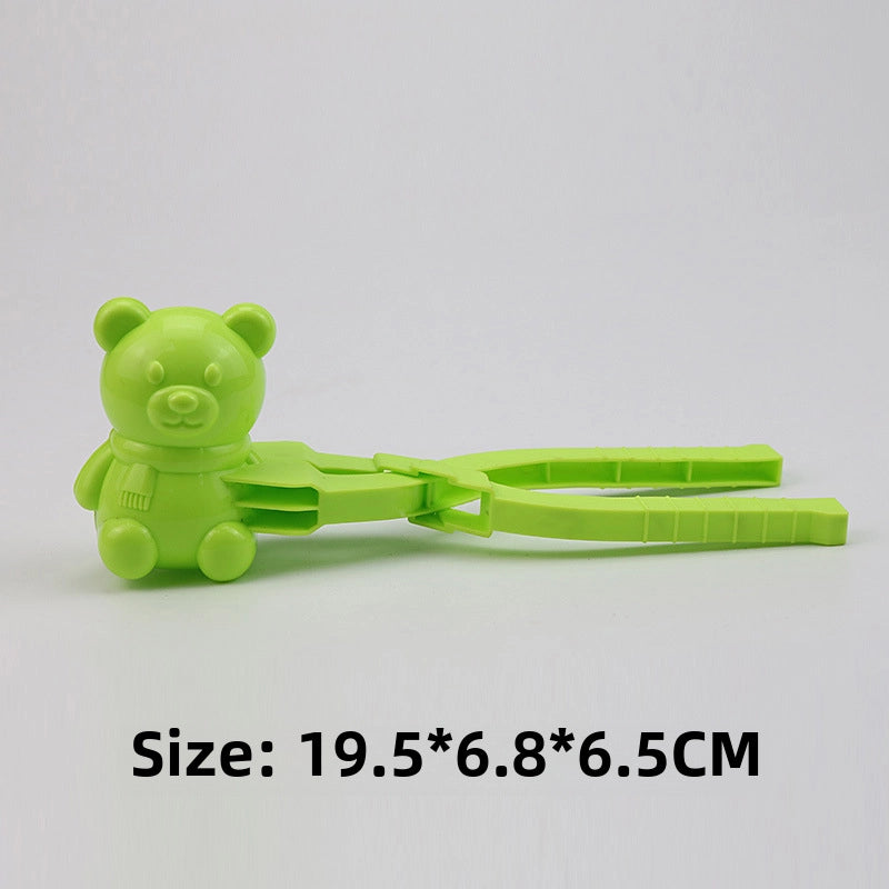 Children’s Winter Outdoor Toy Snow Clip Snowball Fight Artifact Snowflake Love Snowball Clip Play Snow Toy Sand Mold