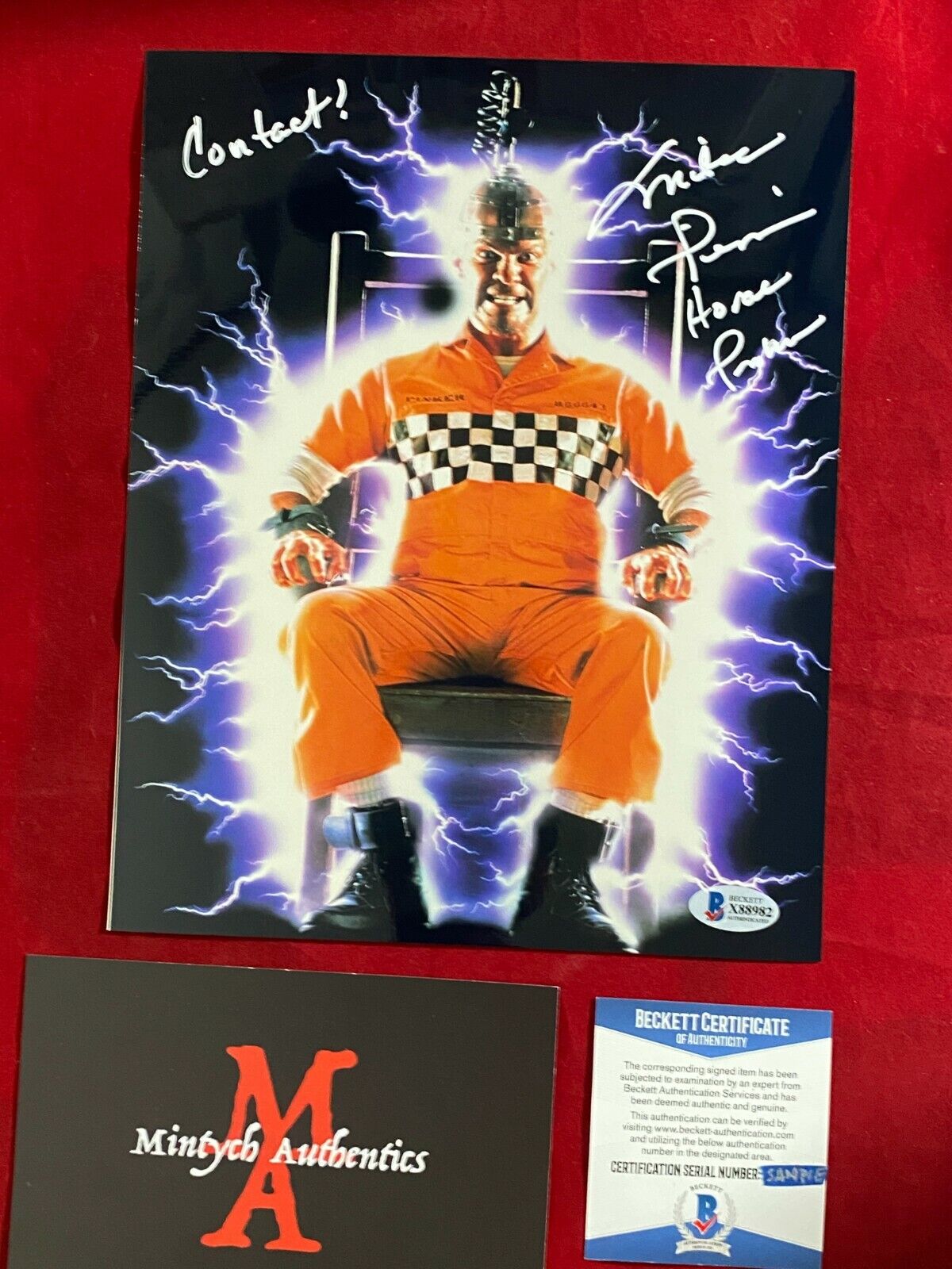 MITCH PILEGGI AUTOGRAPHED SIGNED 8x10 Photo Poster painting! SHOCKER! BECKETT COA! HORACE PINKER