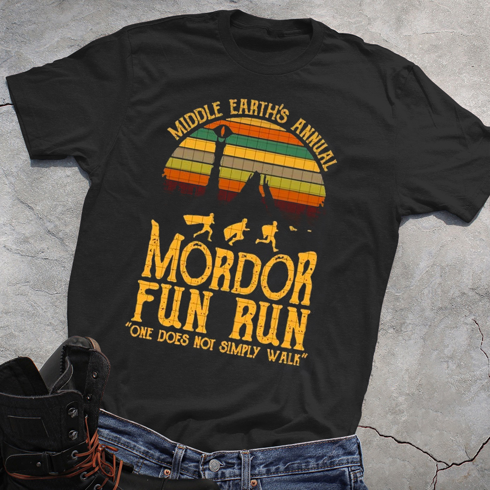 Middle Earth’s Annual Mordor Fun Run T-SHIRT