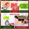 (US Local)8PCS DIY Diamond Painting Art Wine Glass Charm Christmas Pendant Kits