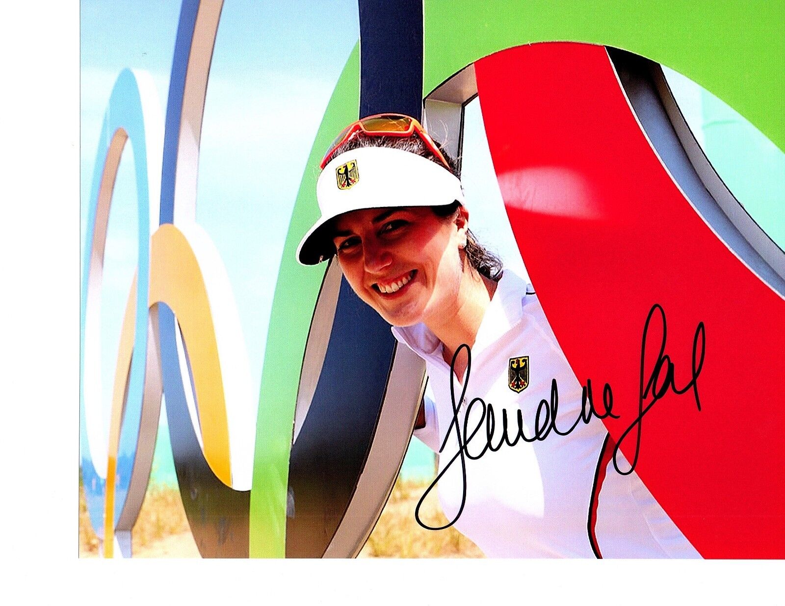 Sandra Gal LPGA star hand signed autographed 8x10 golf Photo Poster painting Germany Olympics b