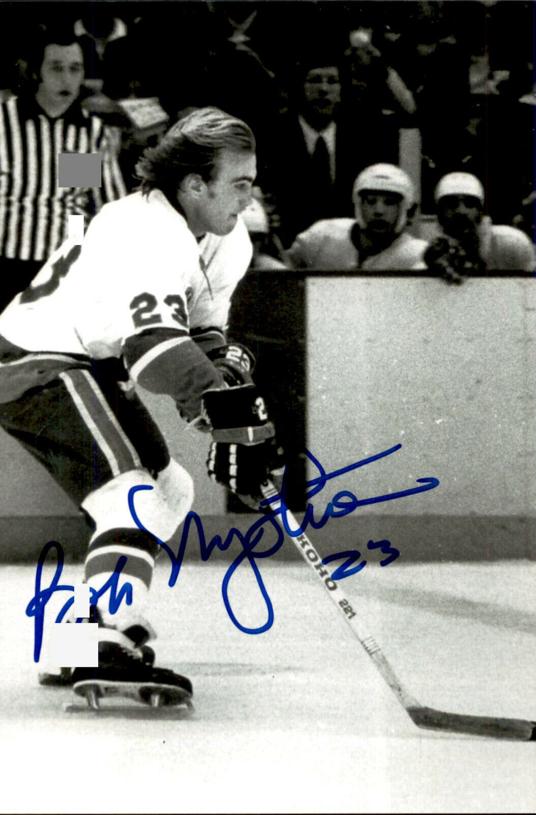 Bob Nystrom SIGNED autographed 4x6 Photo Poster painting NEW YORK ISLANDERS #3