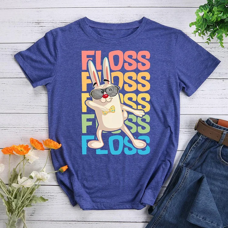 Floss Round Neck T-shirt-0025129