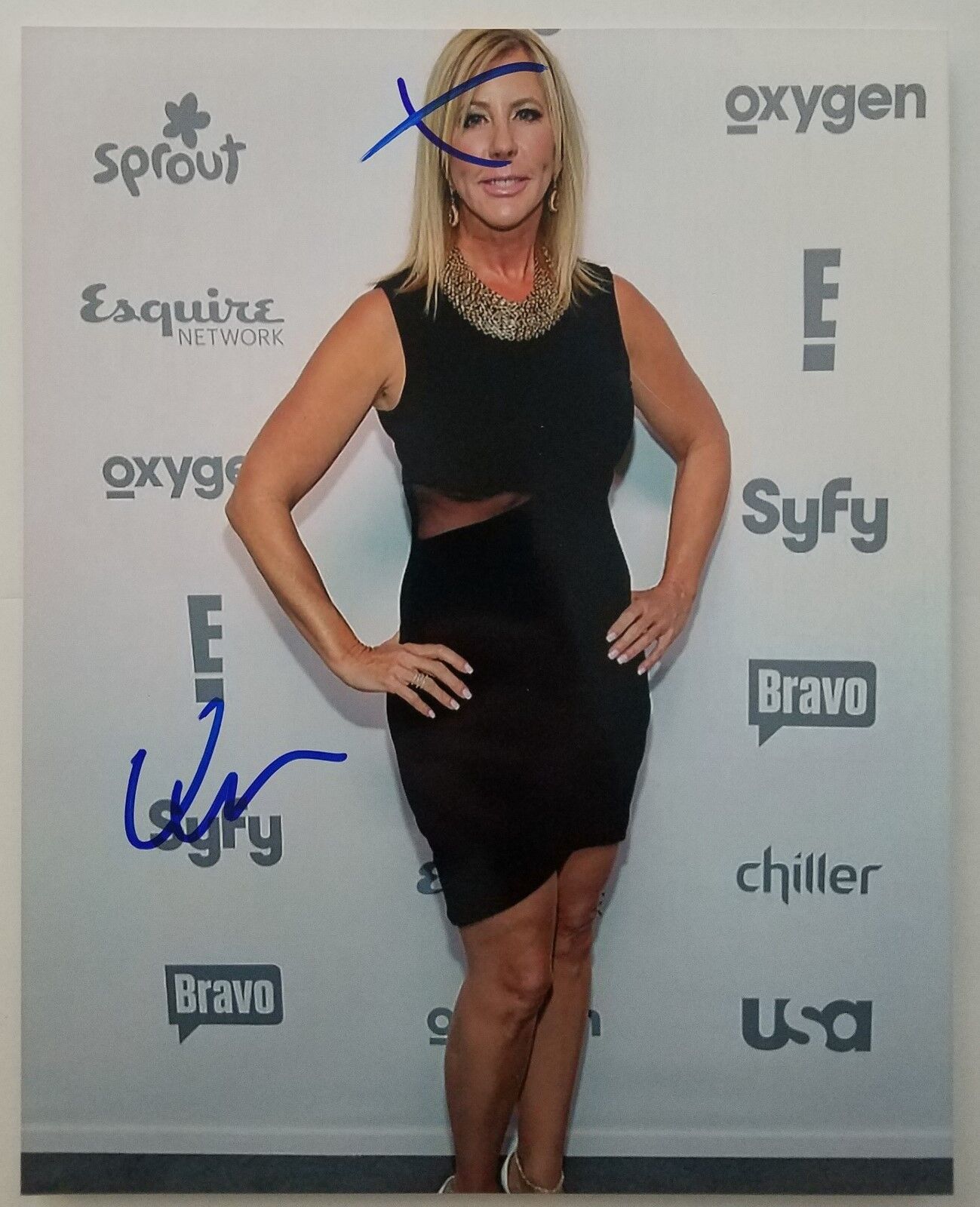 Vicki Gunvalson Signed Real Housewives Of OC 8x10 Photo Poster painting RHOC Reality TV Star RAD