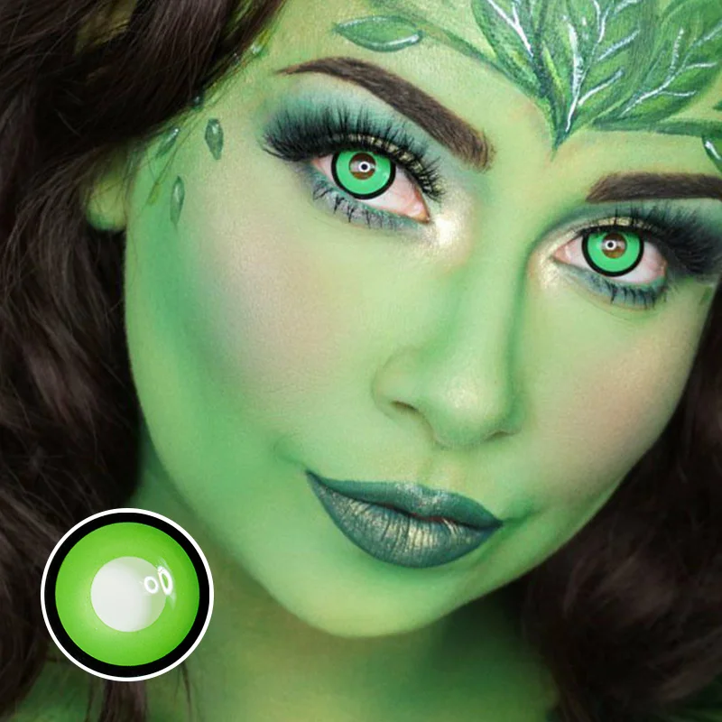 Green Manson Contact Lenses For Halloween 14.5mm