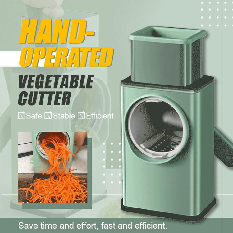 Hand-Operated Vegetable Cutter