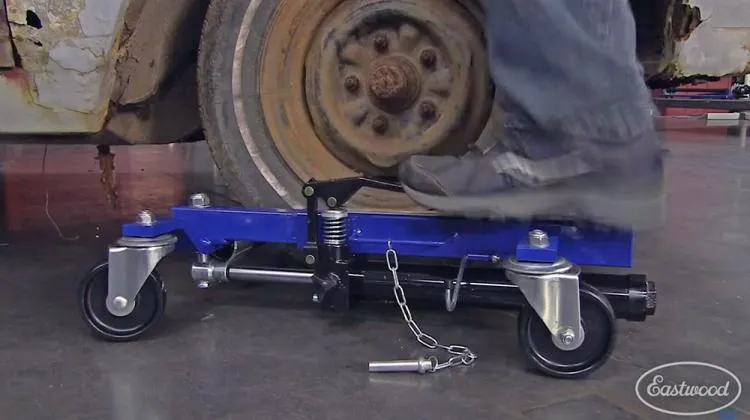 Hydraulic Car Dolly Lets You Move Your Car Around When Jacked Up - Rolling Car Jack Hydraulic Car Dolly Lets You Move Your Car Around When Jacked Up - Rolling Car Jack