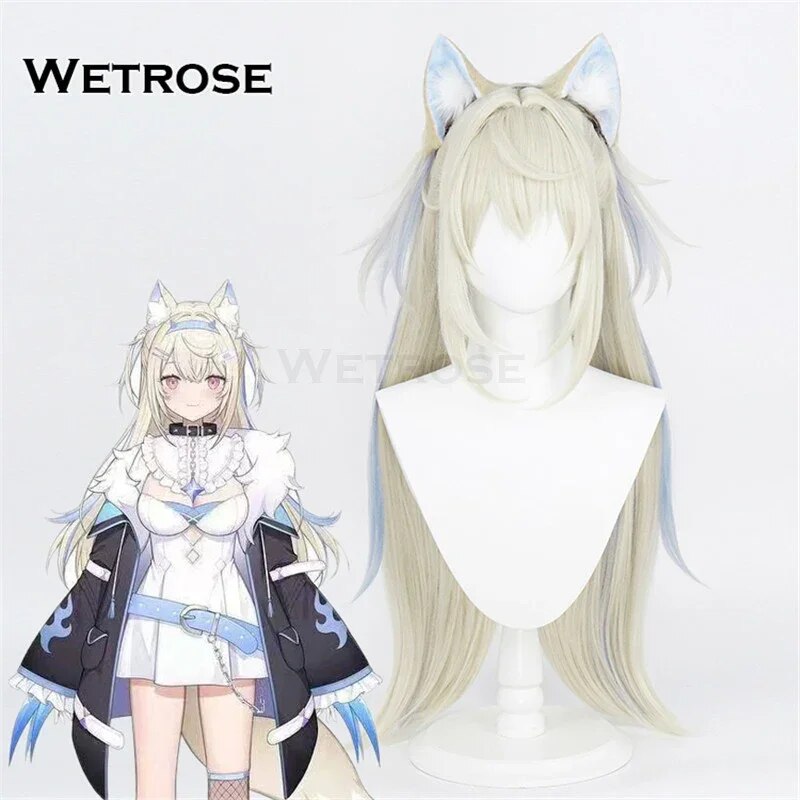 [Wetrose] In Stock Holo Advent Cosplay Wig Ear Shiori Novella Fuwawa Mococo Abyssgard Bijou Koseki Nerissa Ravencroft Hololive EN