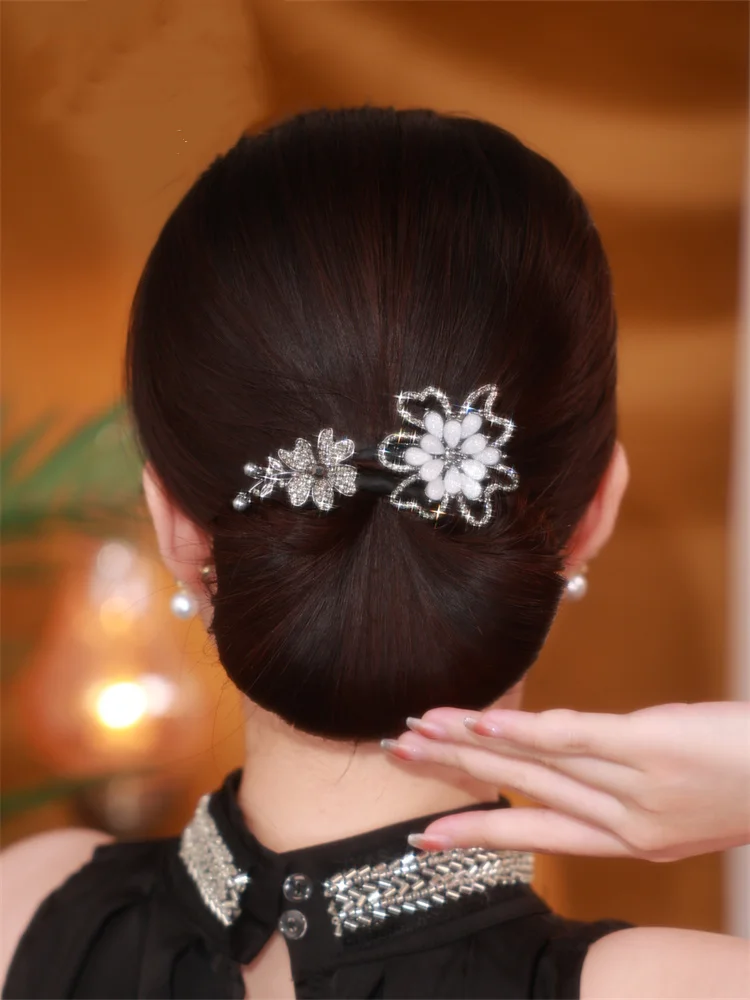 Diamond Flower Hair Clip KERENTILA