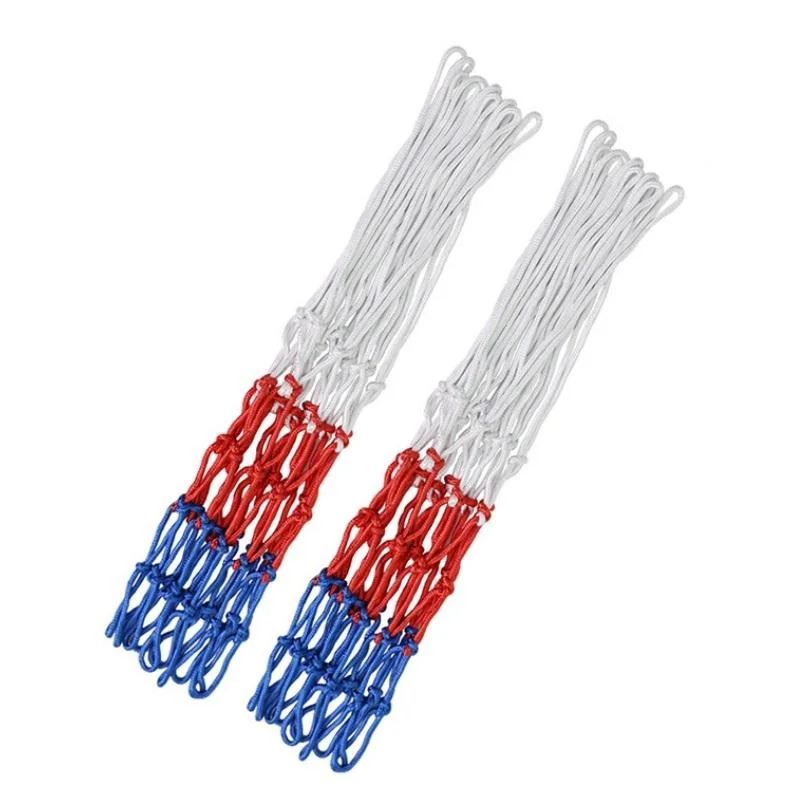 2 Pairs Outdoor Round Rope Basketball Net, Colour: 3.0mm Polyester