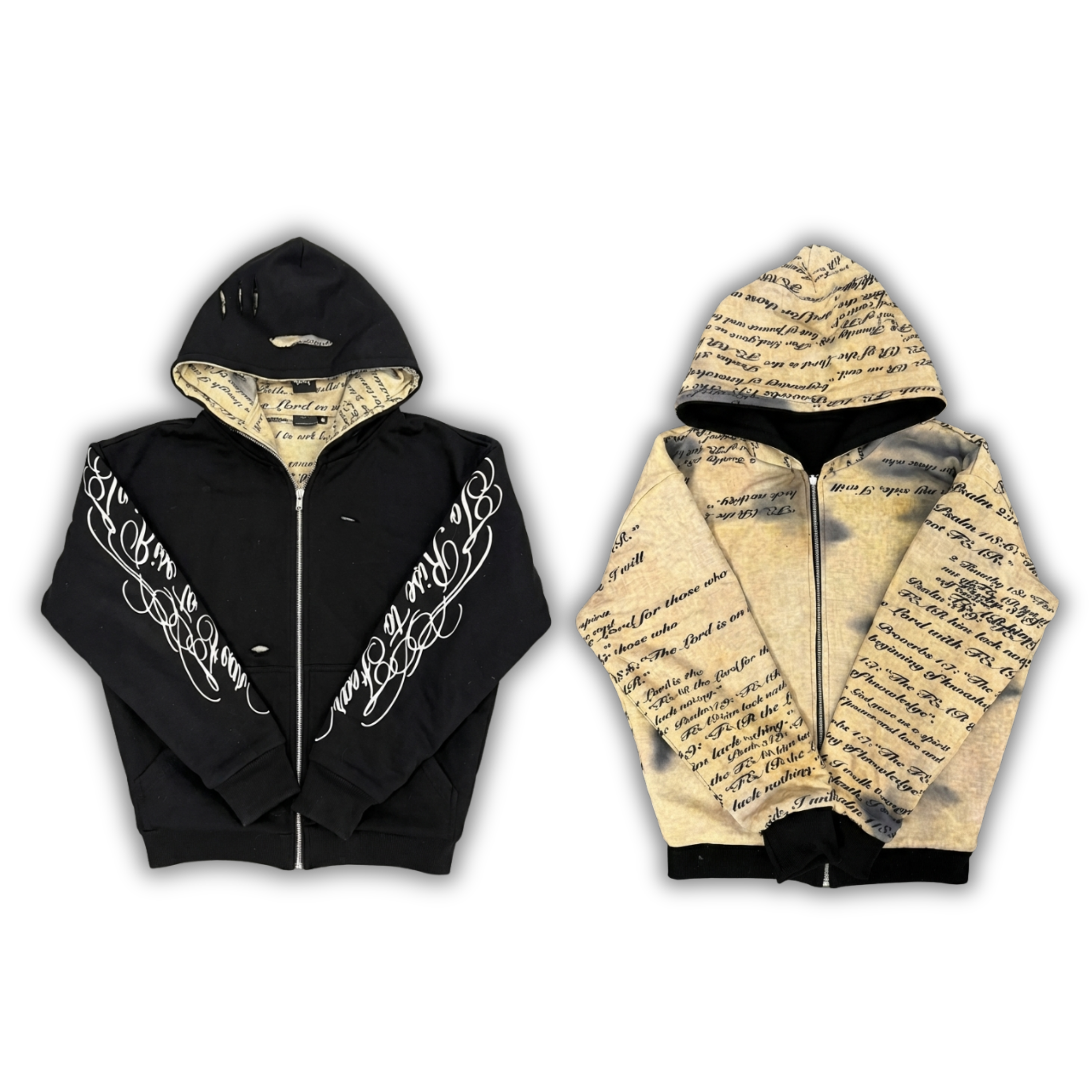 Reversible Scripture Hoodie