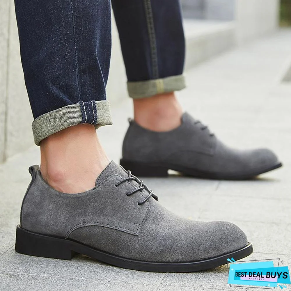 Men British Style Breathable Formal Leisure Flats Shoes
