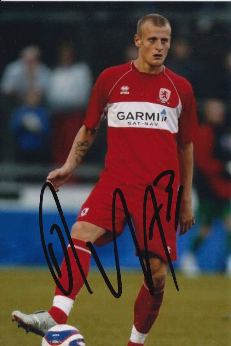 MIDDLESBROUGH HAND SIGNED DAVID WHEATER 6X4 Photo Poster painting 1.